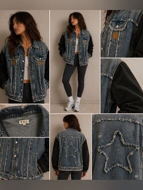 Boutique Brand - POL Denim Jacket with Distressed Details | NWOT